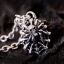 จี้เงินแท้ หัวกะโหลกร่างแมงมุม Sterling Silver 925 NSPD1052