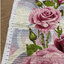 rose-1100 *สินค้าหมด* ชุดปักครอสติช ลายช่อกุหลาบชมพู (ปักเต็มผืน ไม่มีเดินเส้น ปักครั้งละ 3 เส้นเล็ก) ขนาด 71*128 ซม.ผ้าครอสติช 11CTพิมพ์ลายปักบนผ้า ไหมคอตตอน 36 สี ผังลาย เข็ม