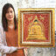 กรอบรูปพระพุทธสิหิงค์ 3 มิติเคลือบทอง