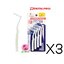 (ซื้อ3 ราคาพิเศษ)แปรงซอกฟัน Dentalpro L shape ด้ามโค้ง เบอร์ 1 (สีขาว) 4ชิ้น (ด้าม L ขนทรงกรวย) ขนาด 0.7 mm 1เเพค
