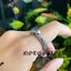 แหวนเงินแท้ ลายงูกินหาง ดวงตาฝังนิล (รุ่นเล็ก 5mm) Ouroboros Sterling Silver 925 NSRG2843