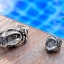 แหวนปลาคาร์ฟ นำพาโชคลาภ Sterling Silver 925 NSRG1354