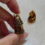 เลี่ยมเขี้ยวเสือแบบกระเช่า ออเดอร์พิเศษทอง 18K Gold ลงยาสีดำ NSGD2646