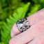 แหวนเงินแท้ ลายโล่กอธิค Sterling Silver 925 NSRG1373