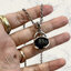 จี้กระเช้าเงินหุ้มหินลาบราดอไรต์ Labradorite หินแห่งดวงตาที่สาม Sterling Silver 925 NSPD2907