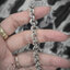 สร้อยข้อมือเงินแท้ ลายโซ่กลมสลักอักษร NOTE SILVER Sterling Silver 925 NSBL2579