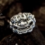 แหวนเงินแท้ สิงโตจีน Chinese guardian lions Sterling Silver 925 NSRG51