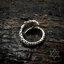 แหวนเงินแท้ มังกรฟรีไซส์ ตัวเรือนตัน Sterling Silver 925 NSRG812