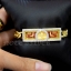 สร้อยข้อมือเลสหลวงพ่อรวยหน้าทองคำแท้ เลี่ยมทองคำแท้ 18K Gold และฝังเพชรล้อม NSGD1975