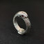 แหวนเงินแท้ ลายงูกินหาง ดวงตาฝังพลอย (รุ่นเล็ก 5mm) Ouroboros Sterling Silver 925 NSRG2708