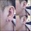 ต่างหูเงินแท้ หัวกะโหลก Sterling Silver 925 NSER386