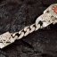 สายนาฬิกาเงินแท้ ลายดาวหกแฉก Star Of David Watchband Sterling Silver 925 NSWB1761