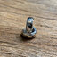 ต่างหูห่วงเงินแท้ บ่าร่องคู่ ฝังเพชร ขนาดหน้ากว้าง 5mm Sterling Silver 925 NSER1733