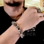 ข้อมือเงินแท้ หัวกะโหลก Sterling Silver 925 NSSK176