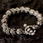ข้อมือเงินแท้ กะโหลกลูกปัด Sterling Silver 925 NSSK735