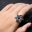 แหวนเงินแท้ ดาว 6 แฉก (รุ่นเล็ก) Star of David Sterling Silver 925 NSRG365