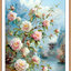 bloom-1010 *พร้อมส่ง* ชุดปักครอสติช ลายดอกไม้กลางป่าใหญ่ (ปักเต็มผืนผ้า ไม่มีเดินเส้น ผ้า11CTพิมพ์ลาย ปัก 3 เส้นเล็ก) ขนาด 60*77 ซม.ผ้าครอสติช 11CTพิมพ์ลายปักบนผ้า ไหมคอตตอน 59 สี ผังลาย เข็ม