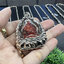 เลี่ยมกรอบพระเงินแท้ลายกราฟฟิกSterling Silver 925 NSSV3345