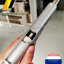 ปืนอัดลมเหล็ก ชักยิงทีล่ะนัด Colt 1911 สีบอร์นเงิน ลำกล้องยาว 7.5 นิ้ว นกสับได้ เซพตี้สไลน์ แมคเหล็ก หนัก 579 กรัม ใช้ลูกกระสุนพลาสติก 6 มิล