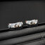 แหวนเงินแท้ทรง Curve ฝังเพชรเกรดพรีเมี่ยม Sterling Silver 925 NSRG1262