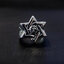 แหวนเงินแท้ ดาว 6 แฉก (รุ่นเล็ก) ฝังหัวนโม Star of David Sterling Silver 9252704