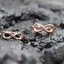 แหวน Infinity ลายเรียบ เนื้อทอง 9K Pink/Rose Gold NSRG999