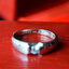 แหวนคู่แต่งงาน ฝังเพชรและทองคำขาวแท้ 18K White Gold NSRG2552