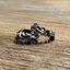 ต่างหูห่วงเงินแท้ ลายกราฟฟิกลายน้ำ Sterling Silver 925 NSER1723