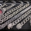 สร้อยข้อมือเงินแท้ สไตล์กอธิก เรียบสลับลาย Sterling Silver 925 NSWB1721
