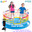 Intex Jump-O-Lene Transparent Ring Bounce 1.82x1.82x0.86 m no.48264 + DQI Air Pump