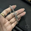 ข้อมือเงินแท้ลายใบกัญชา Sterling Silver 925 NSSV3106
