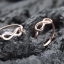 แหวน Infinity ลายเรียบ เนื้อทอง 9K Pink/Rose Gold NSRG999