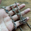 สร้อยคอเงินแท้ ลายวัชระ 26" ตะขอทีบาร์ดาว Star of David NSBL1725