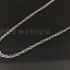สร้อยเงินแท้ ลายคชกริต Size SS รมดำ ตะขอแบบดั้งเดิม 26" Sterling Silver 925 NSNL1337