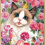cat-1001 *สินค้าหมด* ชุดปักครอสติช ลายแมวน้อยในสวนดอกไม้ (ปักเต็มผืนผ้า ไม่มีเดินเส้น ผ้า9CTพิมพ์ลาย ปัก 4 เส้นเล็ก) ขนาด 65*85 ซม.ผ้าครอสติช 9CTพิมพ์ลายปักบนผ้า ไหมคอตตอน 40 สี ผังลาย เข็ม