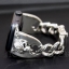 สายนาฬิกาแอปเปิ้ลวอช เงินแท้ ลายหัวกะโหลก Sterling Silver 925 Skulls apple watch bands NSWB1920