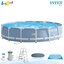 Intex 15ft Prism Frame Pool (4.57x0.84 m.) w/Cartridge Filter Pump 2,006L/hr no.28728