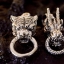จี้หัวเสือ Tiger Pendant Sterling Silver 925 NSPD1258
