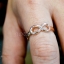 แหวนพิ้งค์โกลแท้ INFINITY RING 9K Pink/Rose Gold NSPG1853