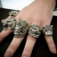 แหวนเสือพาดลายกอธิค ฝังตาสีแดง Super Ring Gothic of Tiger Sterling Silver 925 NSRG902
