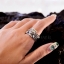 แหวนเงินแท้ ลิเวอร์พูล Sterling Silver 925 NSRG1446