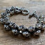 ข้อมือเงินแท้ หัวกะโหลก Sterling Silver 925 NSSK176