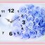 clock-2027 *พร้อมส่ง* ชุดภาพติดคริสตัลกลม ลายนาฬิกาช่อกุหลาบฟ้า (งานติดเต็มภาพ) ขนาด 40*30 ซม. ผ้าแคนวาสลงผังลายเต็ม คริสตัลกลม 17 สี (มีตัวเรือนนาฬิกา) อุปกรณ์ครบชุด
