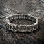 ข้อมือเงินแท้ ลายโซ่มอเตอร์ไซค์ ตัวล็อคสองชั้น Sterling Silver 925 NSBL2390