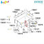 Intex T-shaped Leg for Small Rectangular Frame Pools 2.2 m X 1.5 m X 0.60 m (#28270) No.11876