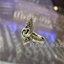 แหวนพญานาคเนื้อเงินแท้ตาฝังพลอยสวาไลท์สีเขียวสว่าง Sterling Silver 925 NSRG2602