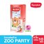TIGERPLAST ZOO PARTY PLASTER ซอง 8 ชิ้น ไทเกอร์ พลาส ลายสัตว์ป่าน่ารัก ปิดแผล (1กล่อง)