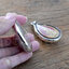 กรอบพระเงินแท้ ผ่าหวาย Sterling Silver 925 NSSV2619