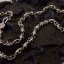 สร้อยคอเงินแท้ ลายดอกเฟลอร์เดอลีส์ Fleur De Lis ตะขอ David Star 26-28" NSNL1187