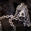 จี้เงินแท้ กะโหลกซ่อนแอบ Sterling Silver 925 NSPD1053